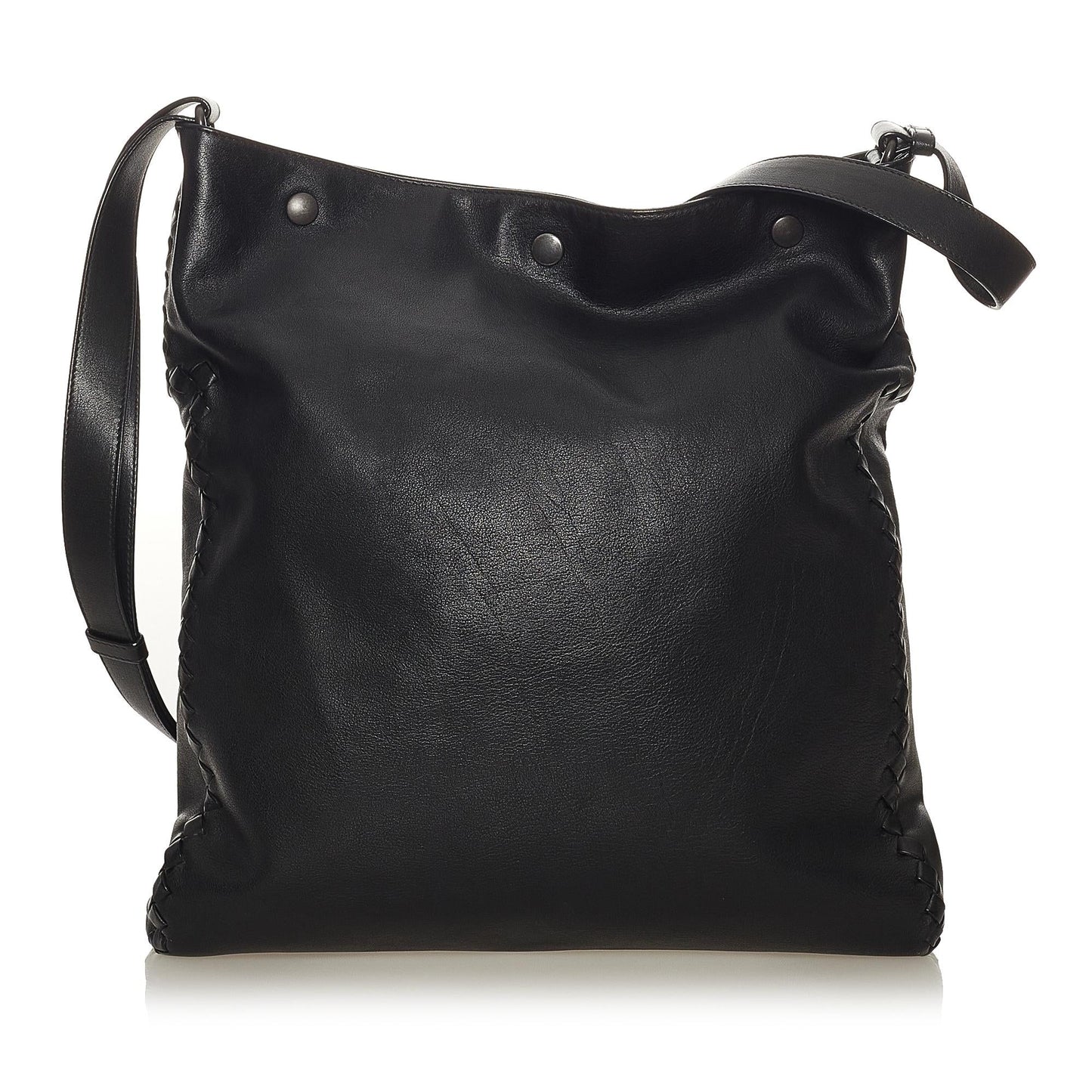 Luxury Bottega Veneta Leather Crossbody Bag (SHG-27960)