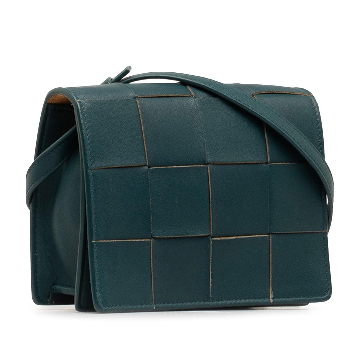 Luxury Bottega Veneta Maxi Intrecciato Mini Cassette Crossbody (SHG-SyAxrp)