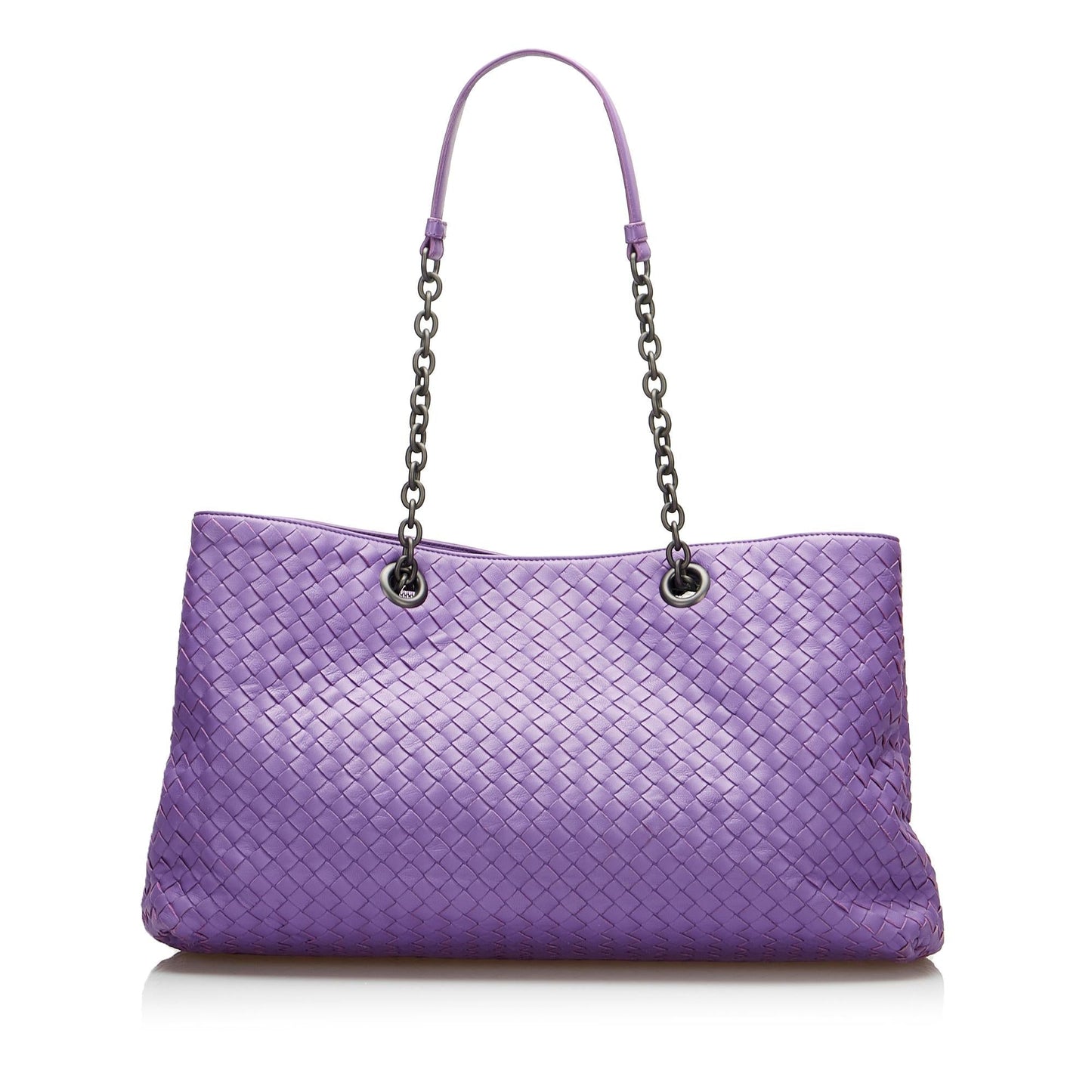 Luxury Bottega Veneta Medium Intrecciato Double Chain Tote (SHG-HYch9e)