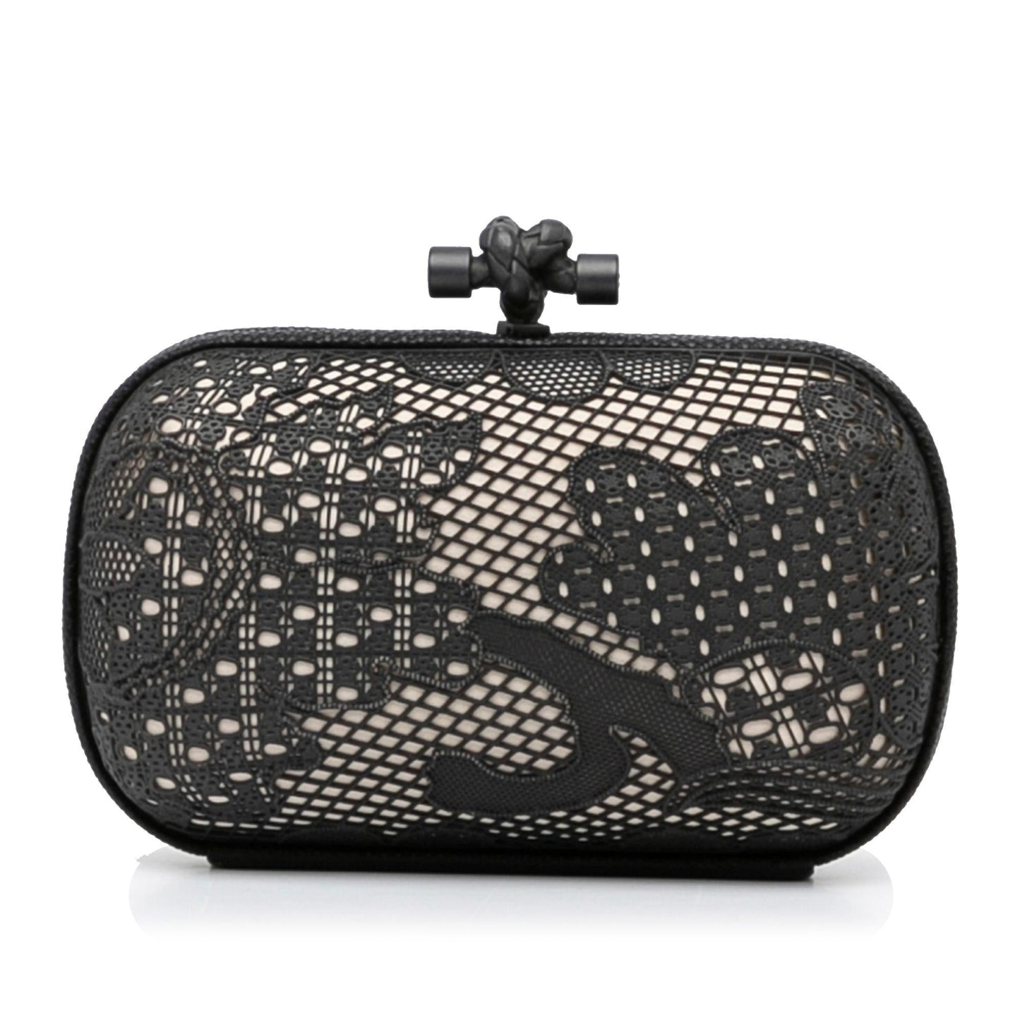 Luxury Bottega Veneta Metal Lace Karung Knot Clutch (SHG-3X4oDZ)