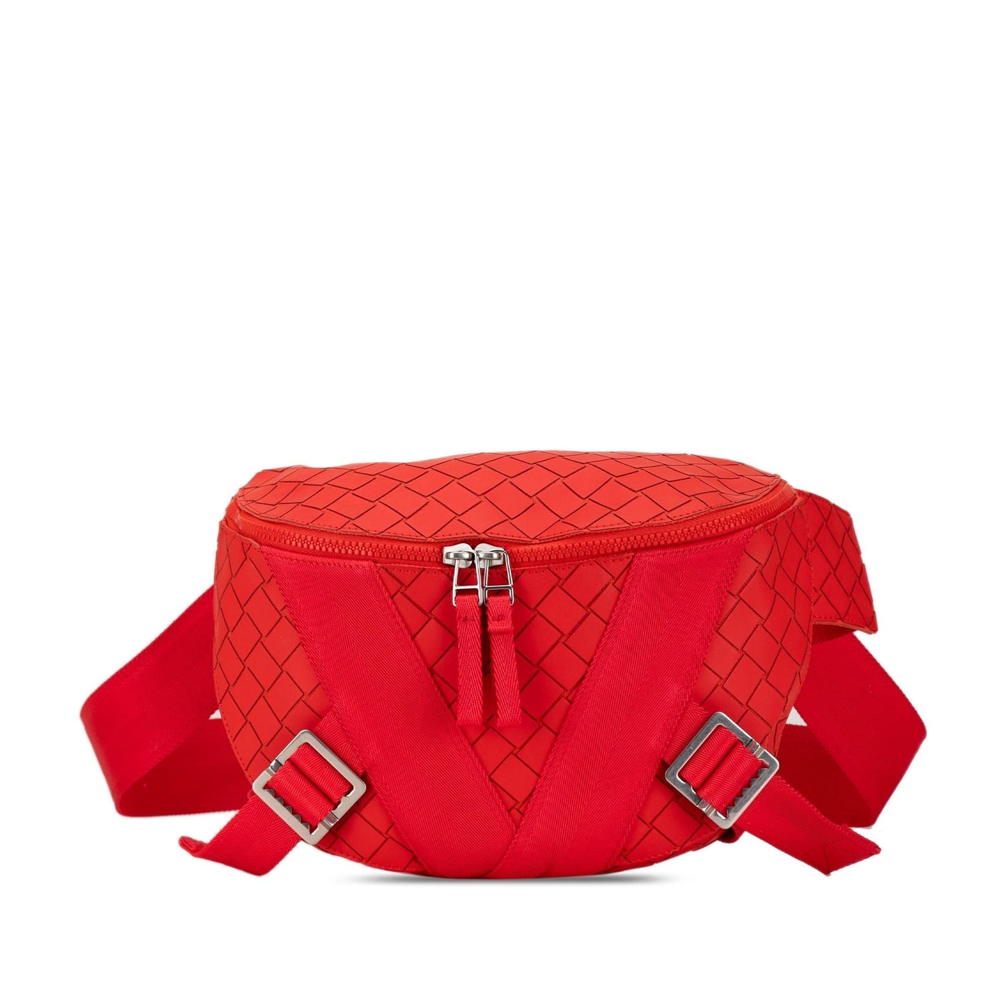 Luxury Bottega Veneta Nappa Intrecciato Carved Panels Belt Bag (SHG-nmECeT)