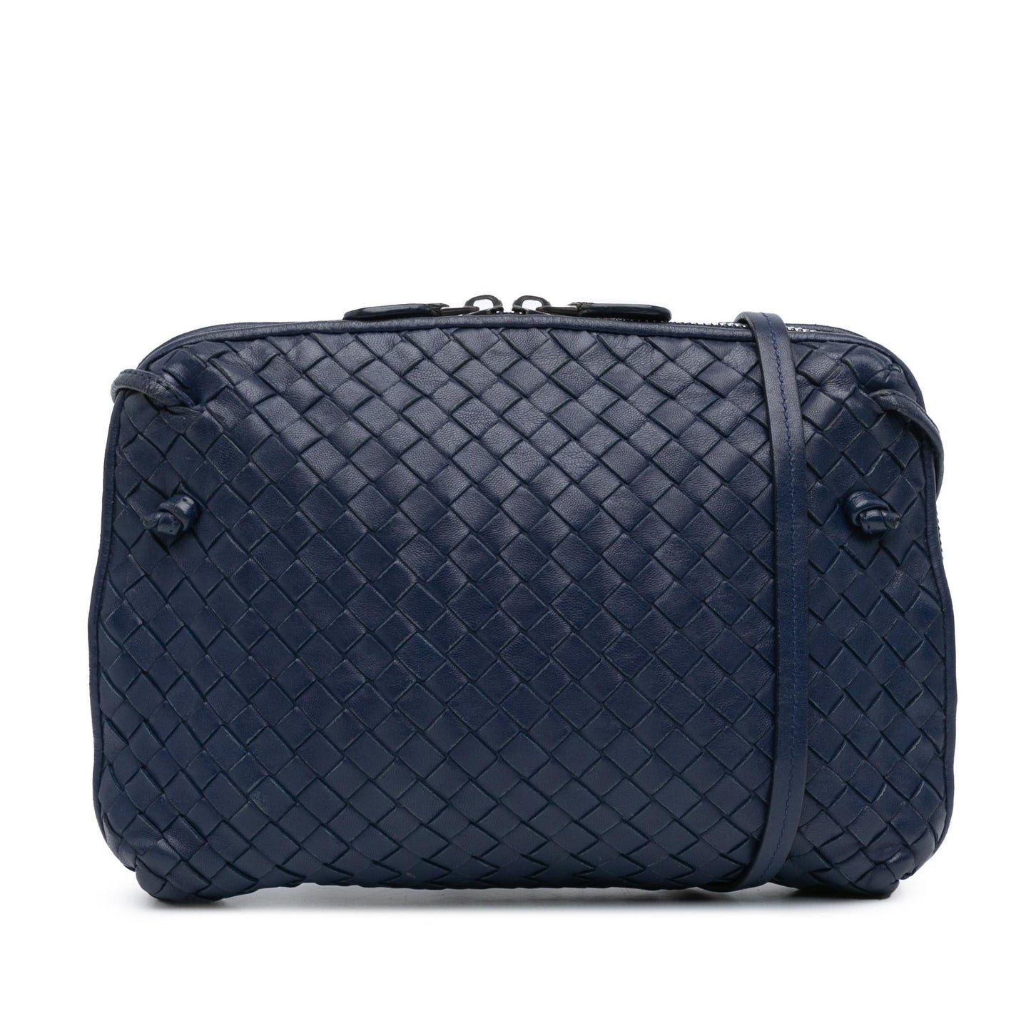 Luxury Bottega Veneta Nappa Intrecciato Nodini Crossbody (SHG-OMLPQf)