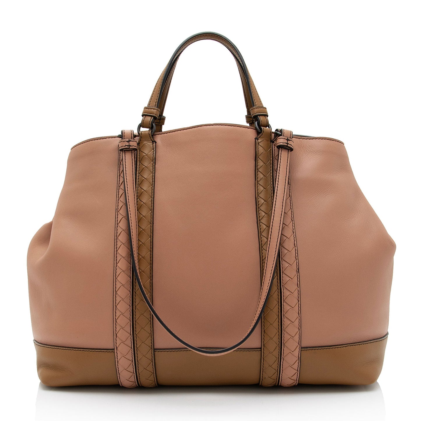 Luxury Bottega Veneta Nappa Leather Intrecciato Corso Tote (SHF-r5Jh3I)