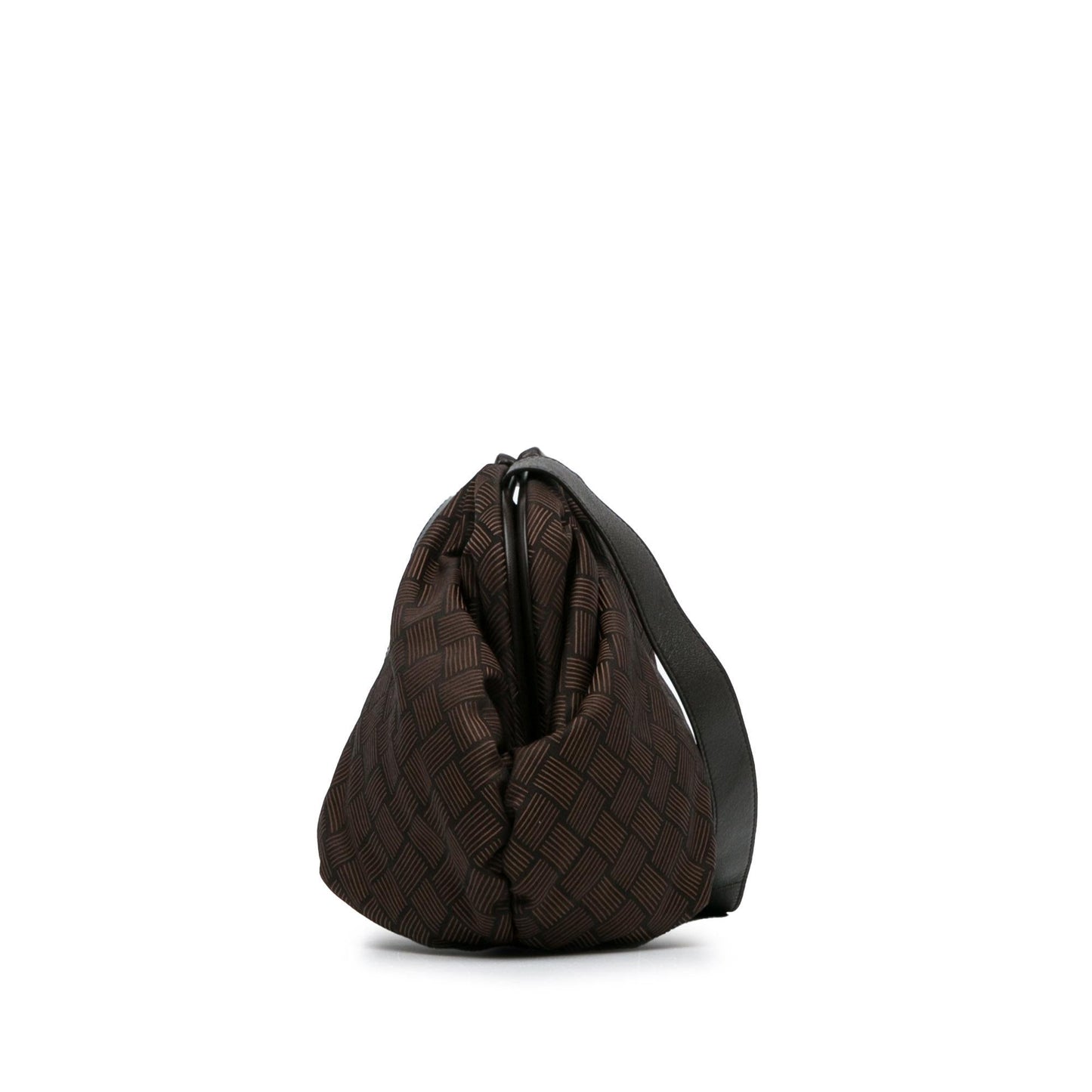 Luxury Bottega Veneta Nylon Intrecciato Effect Point Satchel (SHG-8uMVmf)