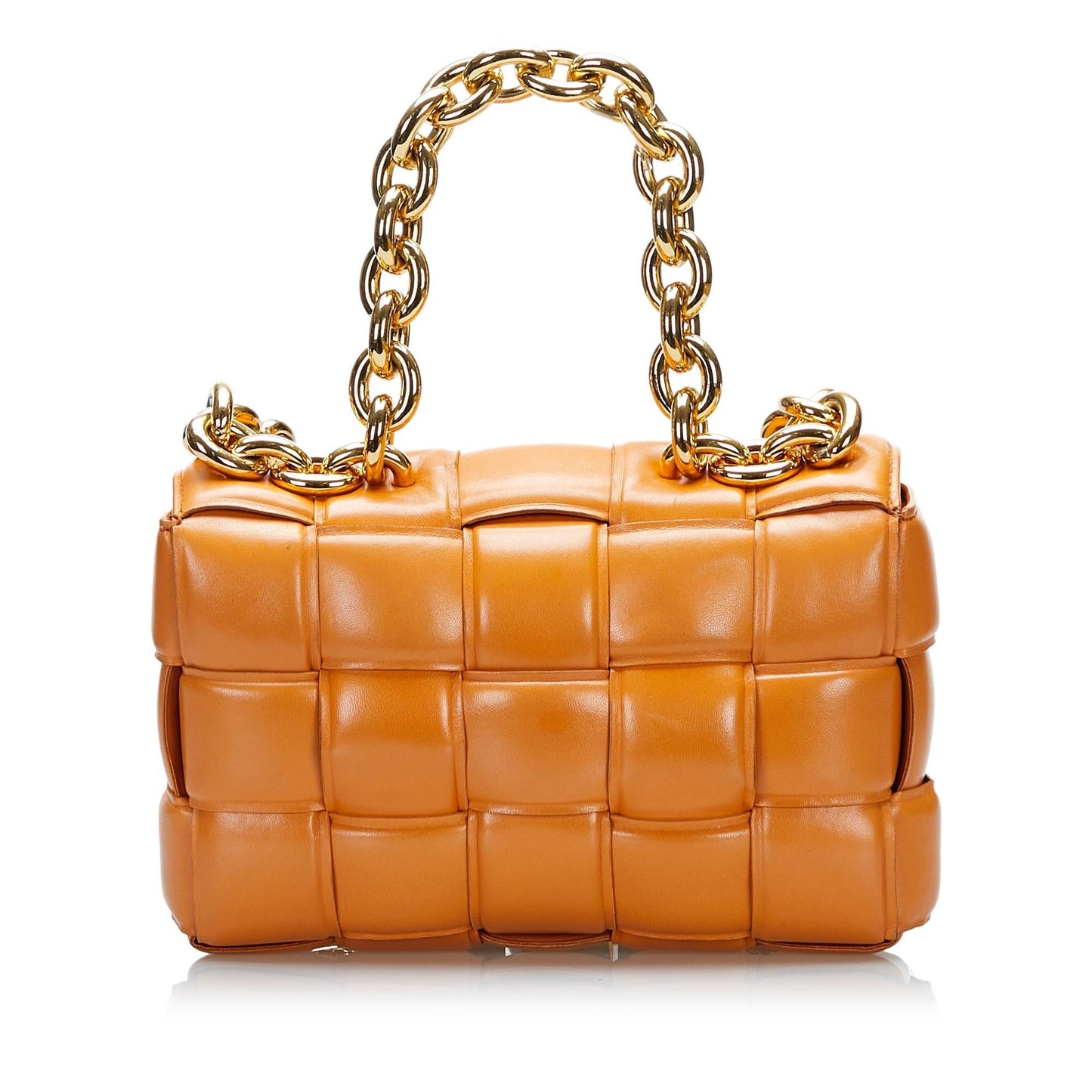Luxury Bottega Veneta Padded Cassette Chain Satchel (SHG-dGPQaQ)