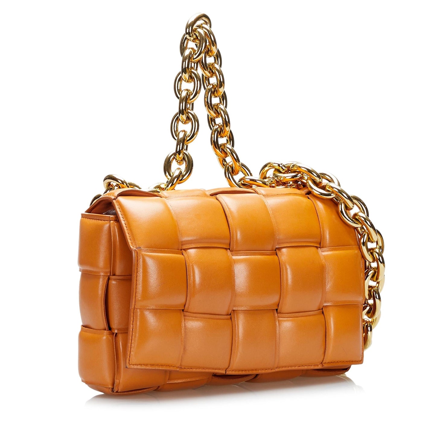 Luxury Bottega Veneta Padded Cassette Chain Satchel (SHG-dGPQaQ)