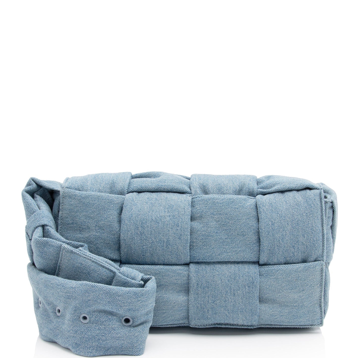Luxury Bottega Veneta Padded Denim Cassette Shoulder Bag (SHF-Py6v0Q)