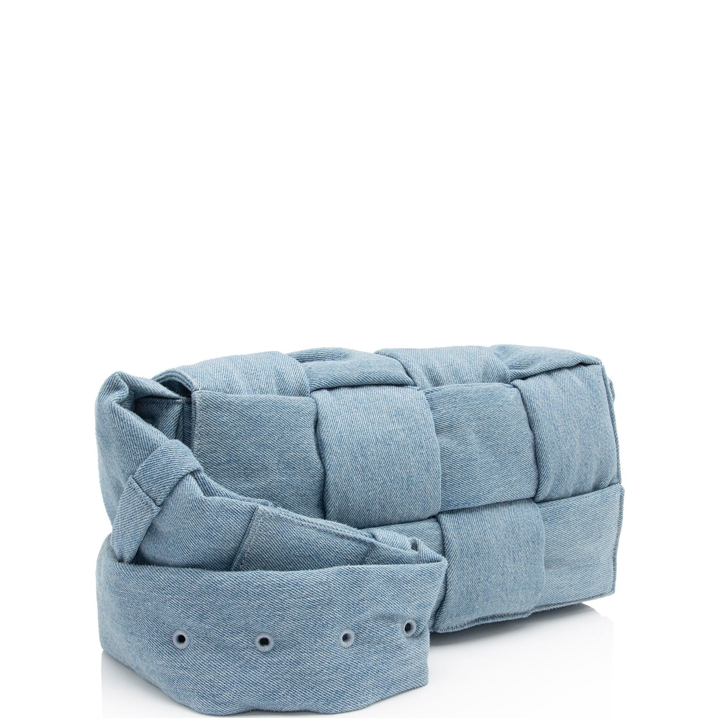 Luxury Bottega Veneta Padded Denim Cassette Shoulder Bag (SHF-Py6v0Q)