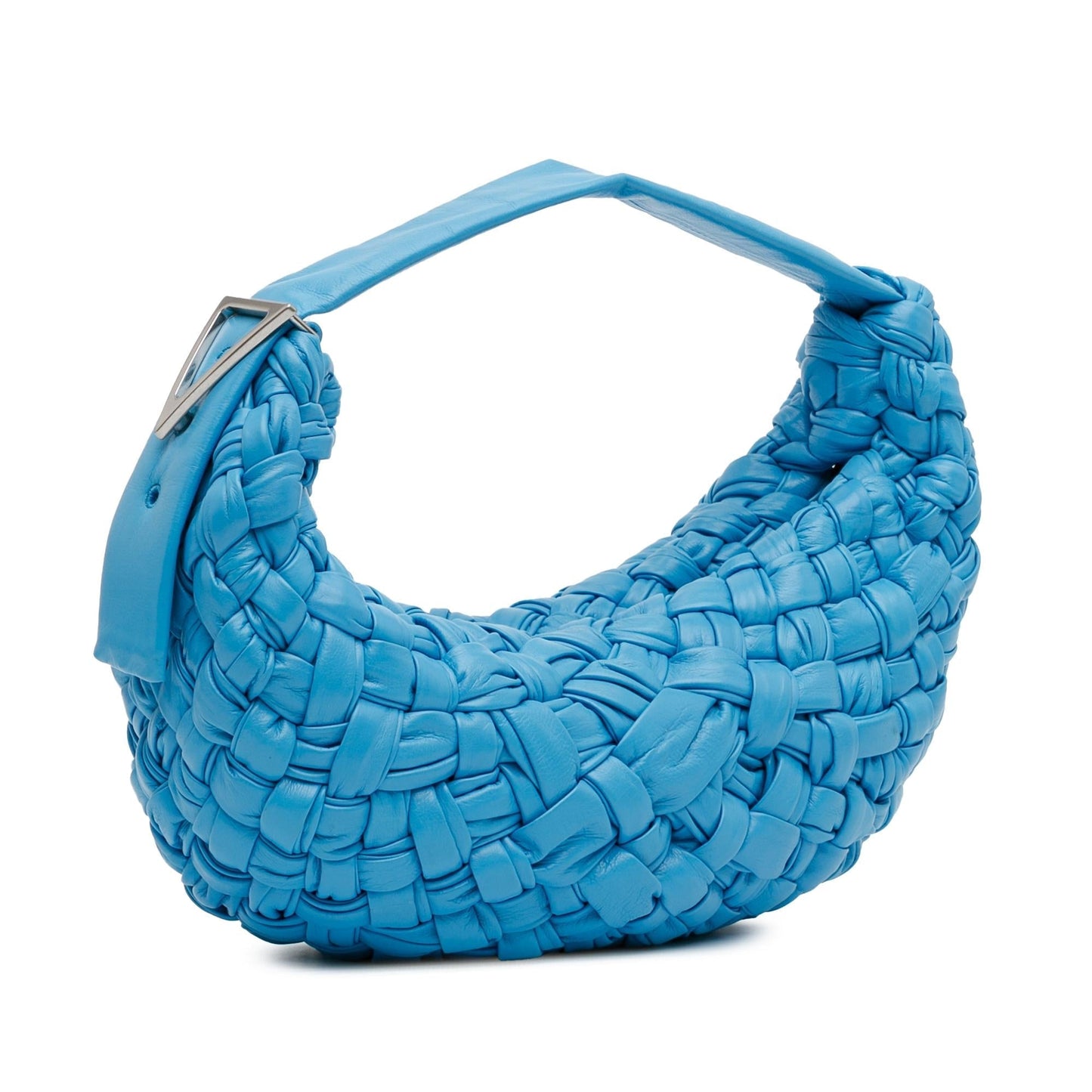 Luxury Bottega Veneta Paper Calfskin Intrecciato Banana Hobo Bag (SHG-n5Ex8p)