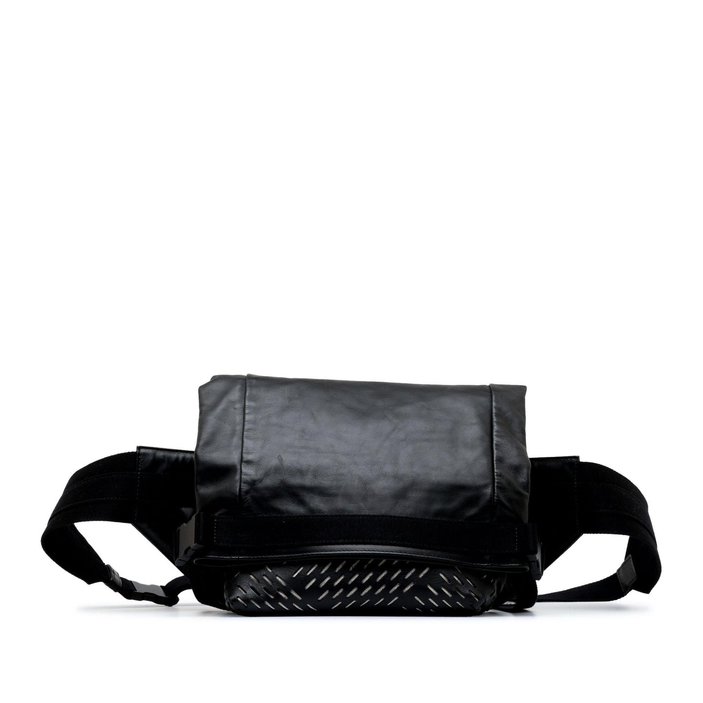 Luxury Bottega Veneta Perforated Leather Belt Bag (SHG-UU5Kic)