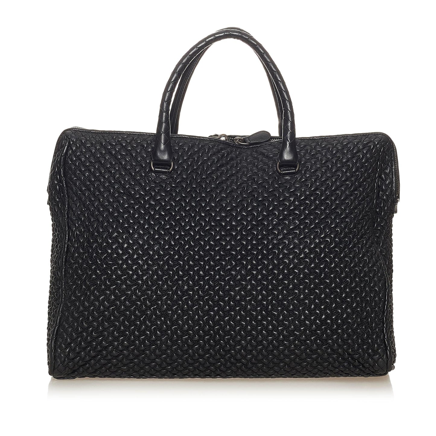 Luxury Bottega Veneta Quilted Leather Business Bag (SHG-27723)