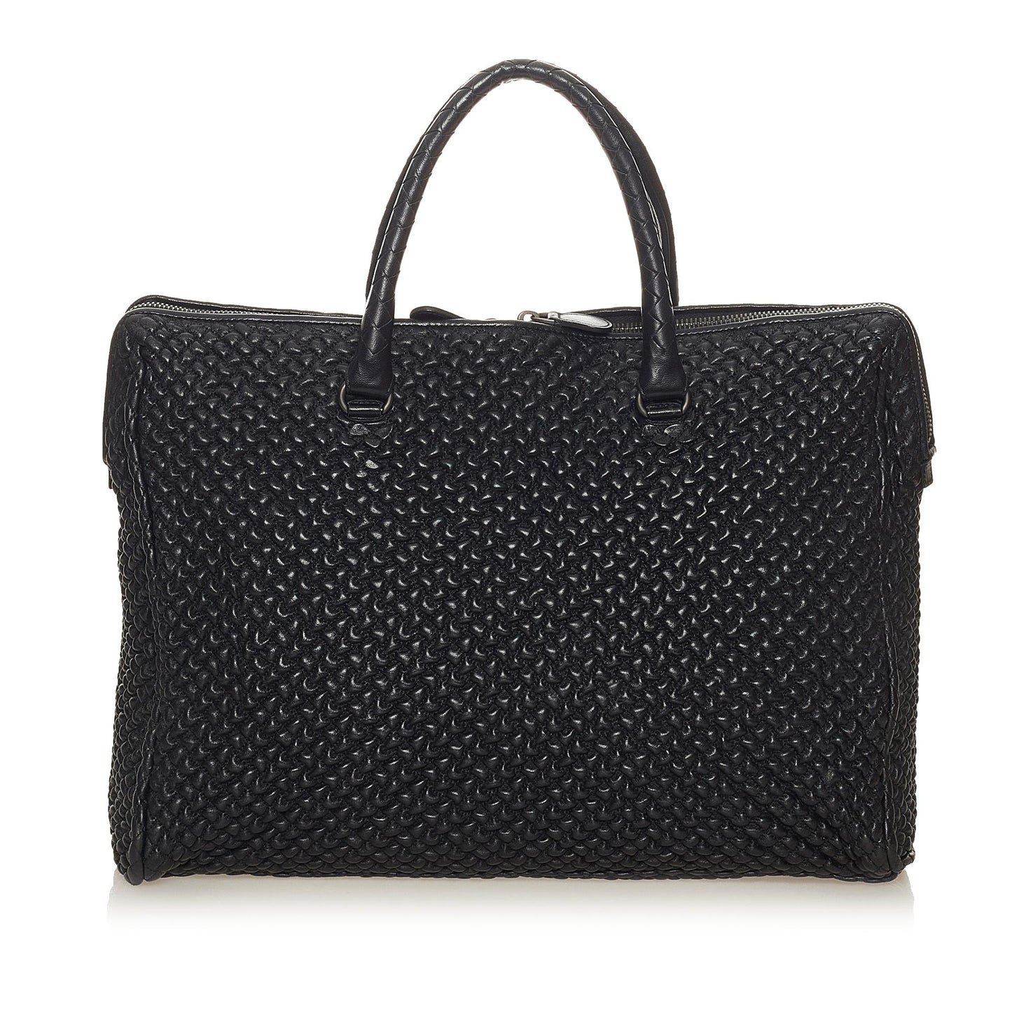 Luxury Bottega Veneta Quilted Leather Business Bag (SHG-27723)