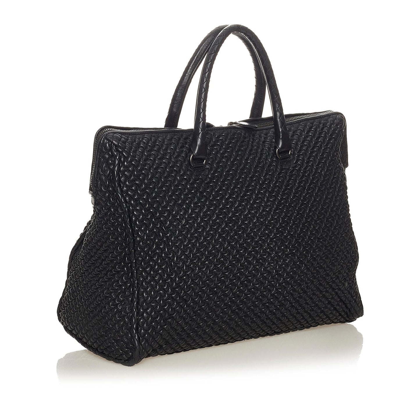 Luxury Bottega Veneta Quilted Leather Business Bag (SHG-27723)