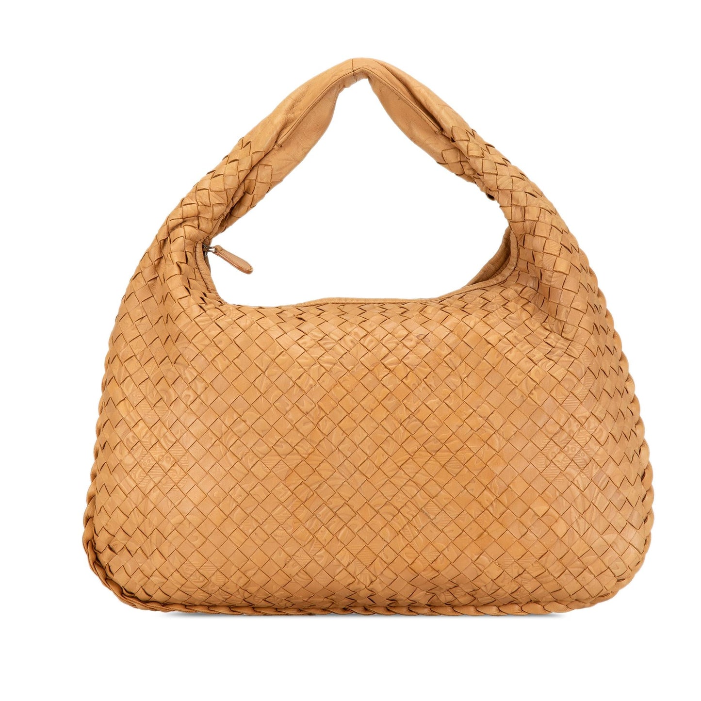 Luxury Bottega Veneta Small Embossed Nappa Intrecciato Veneta Hobo (SHG-QKUbKu)