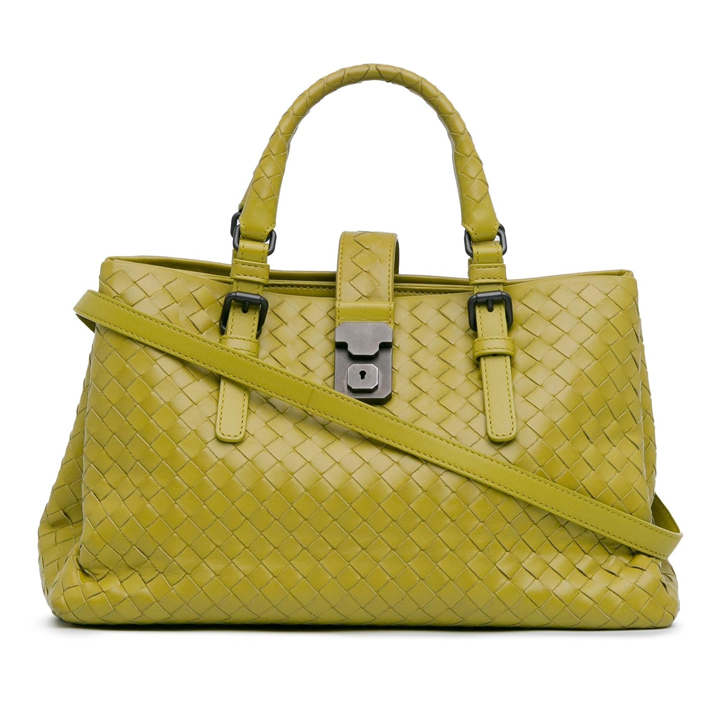 Luxury Bottega Veneta Small Intrecciato Roma (SHG-Syhtod)