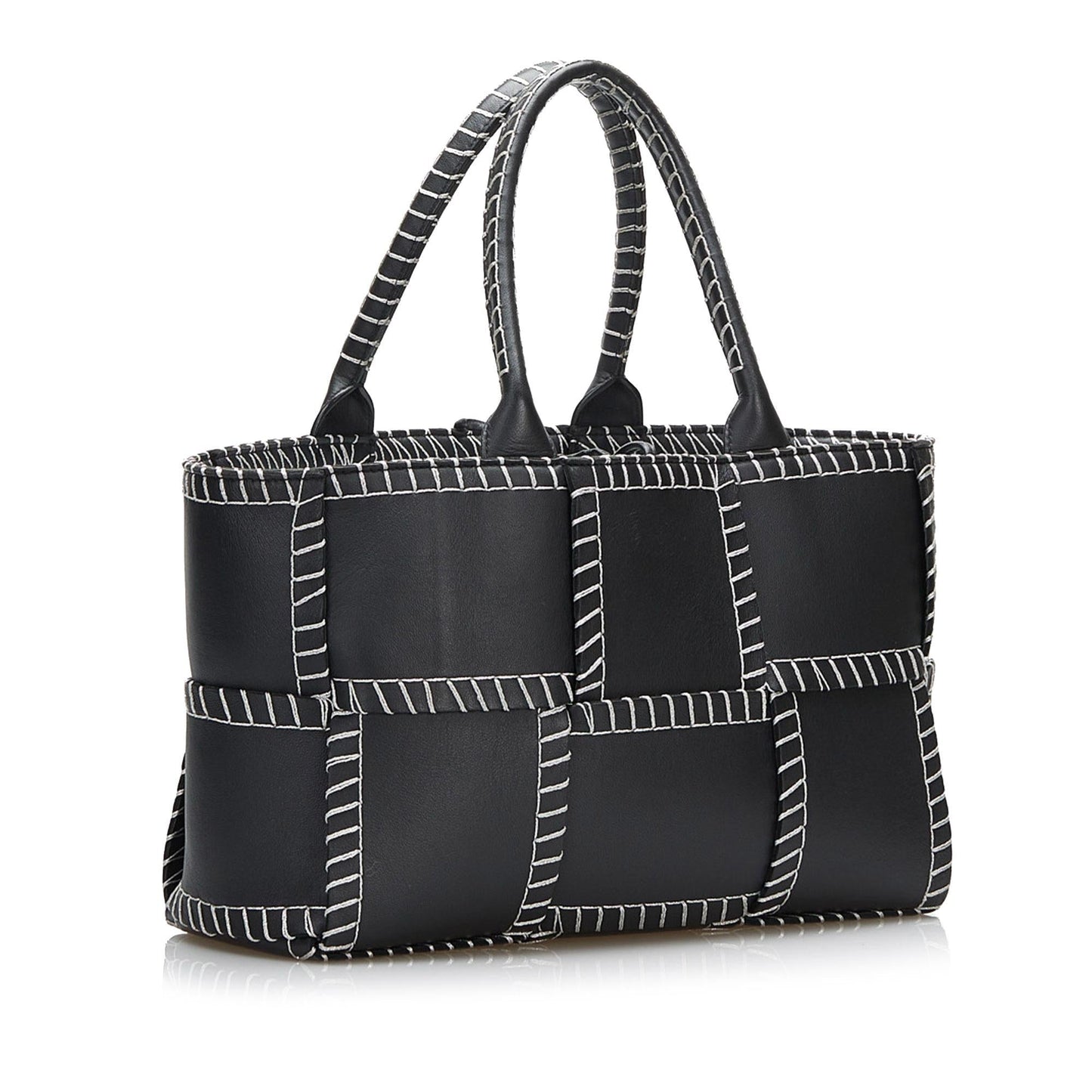 Luxury Bottega Veneta Small Intrecciato Topstitch Arco (SHG-6kjKTp)