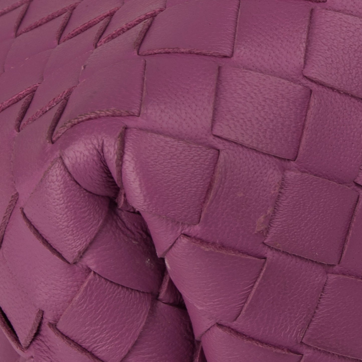Bottega Veneta Snakeskin Trimmed Intrecciato Roma Bag