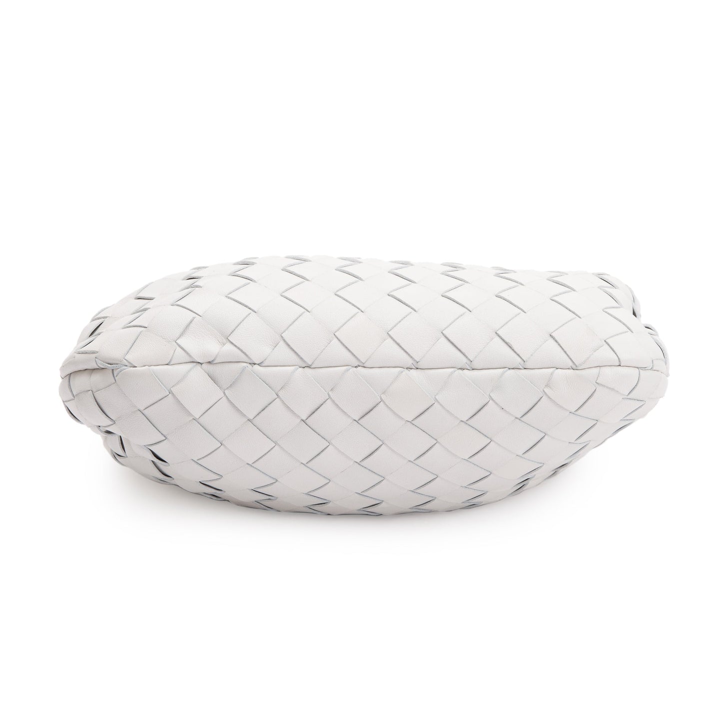 Bottega Veneta White Intrecciato Mini Jodie Bag