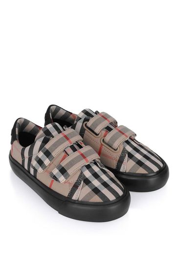 BURBERRY   Check Mini Markham Shoes