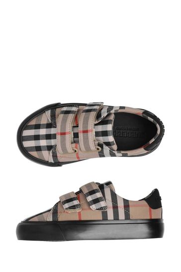 BURBERRY   Check Mini Markham Shoes