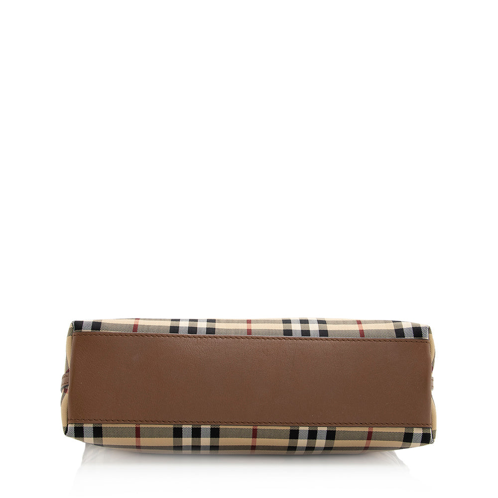 Burberry Horseferry Check Leah Crossbody Bag