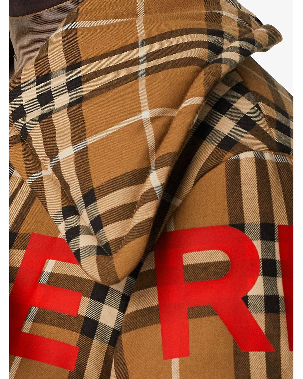 Burberry Horseferry Print   Check Down Coat