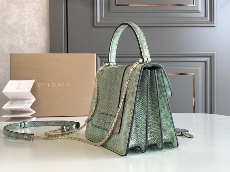 Bvlgari Green Serpenti Forever Shoulder Bag  BVGR00343