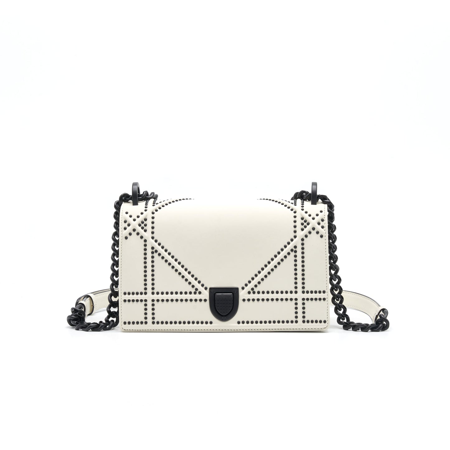 Dior Small Diorama Bag Ultra Black White