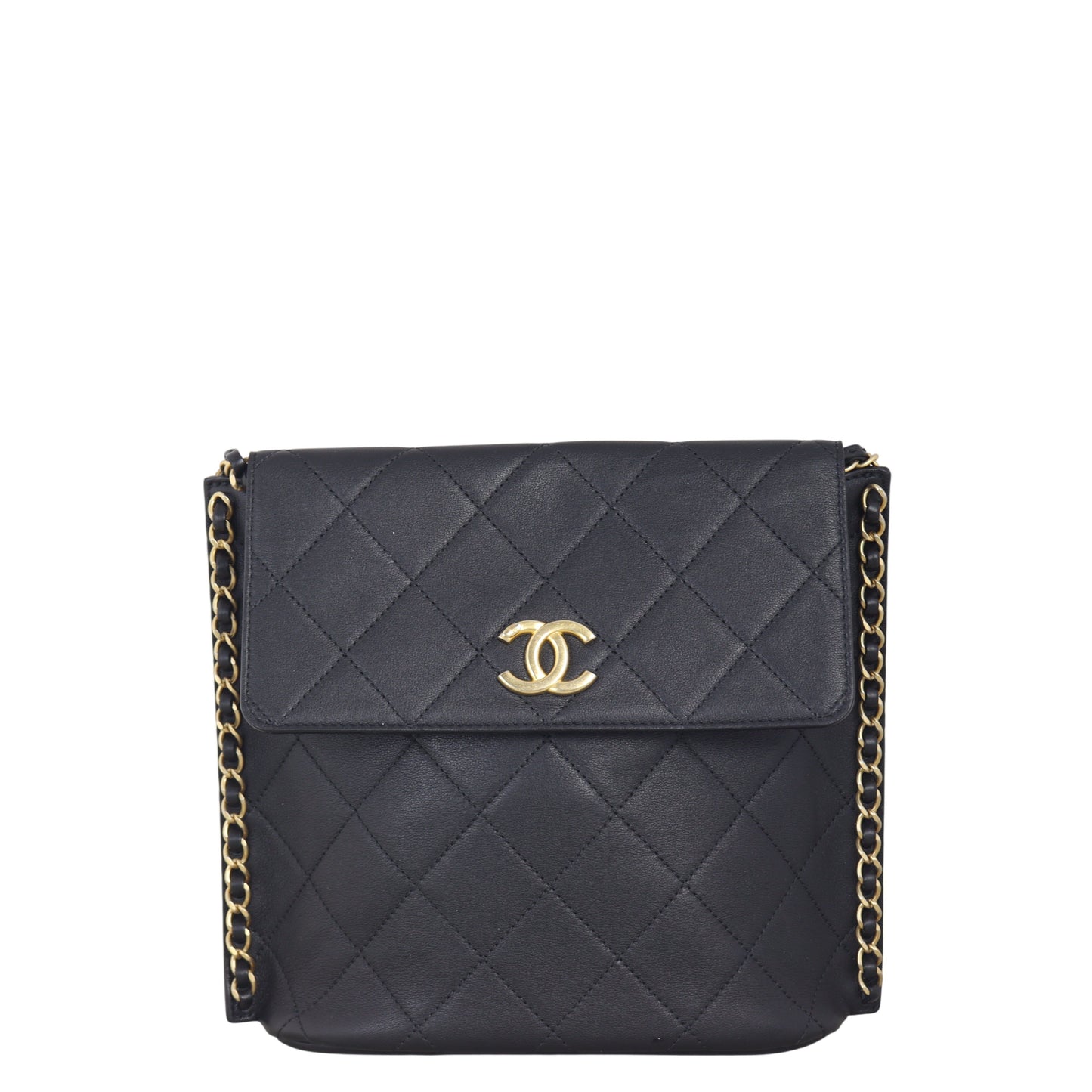Chanel Quilted Hobo Bag Small