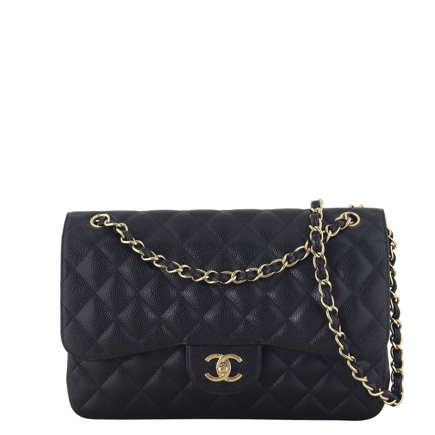 Chanel Classic Double Flap Jumbo Caviar