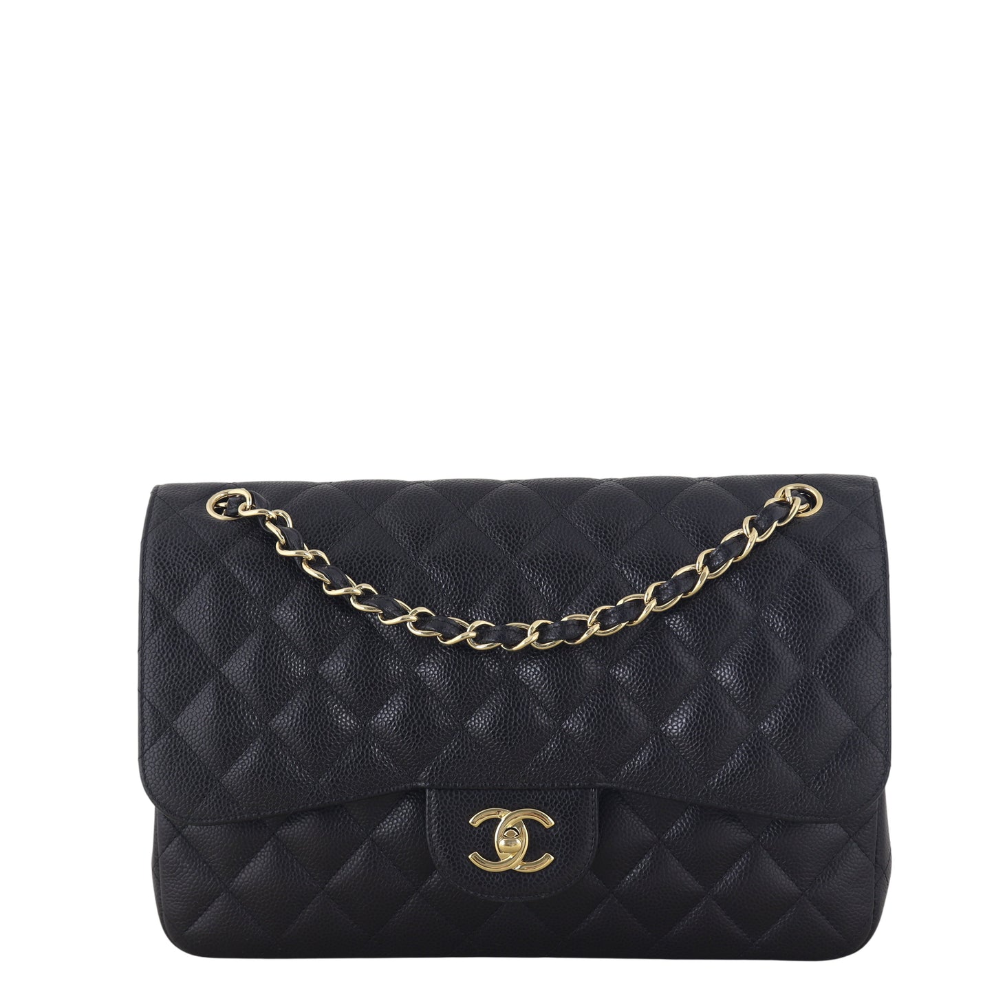 Chanel Classic Double Flap Jumbo Caviar