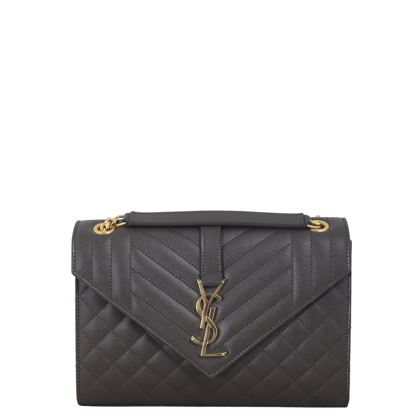 Saint Laurent Monogram Mix Matelasse Envelope Chain Bag Medium