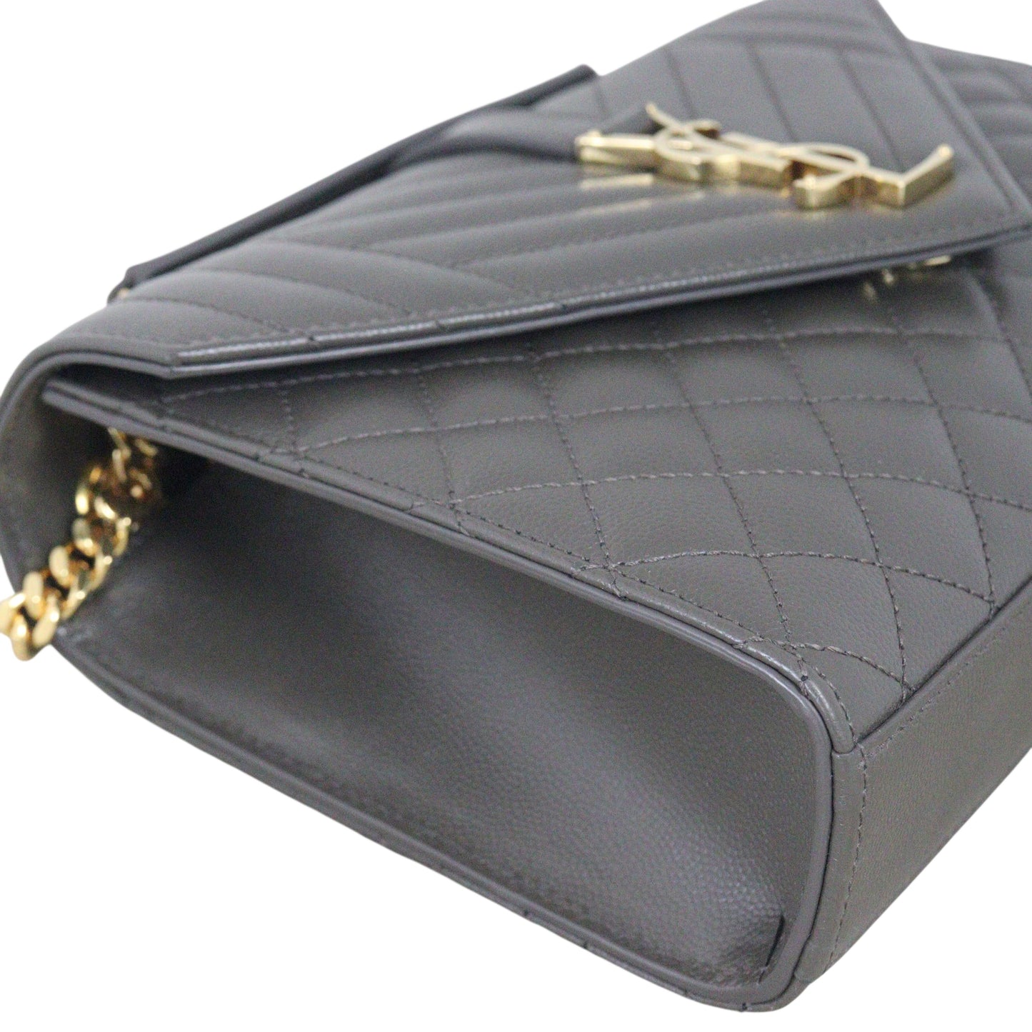 Saint Laurent Monogram Mix Matelasse Envelope Chain Bag Medium