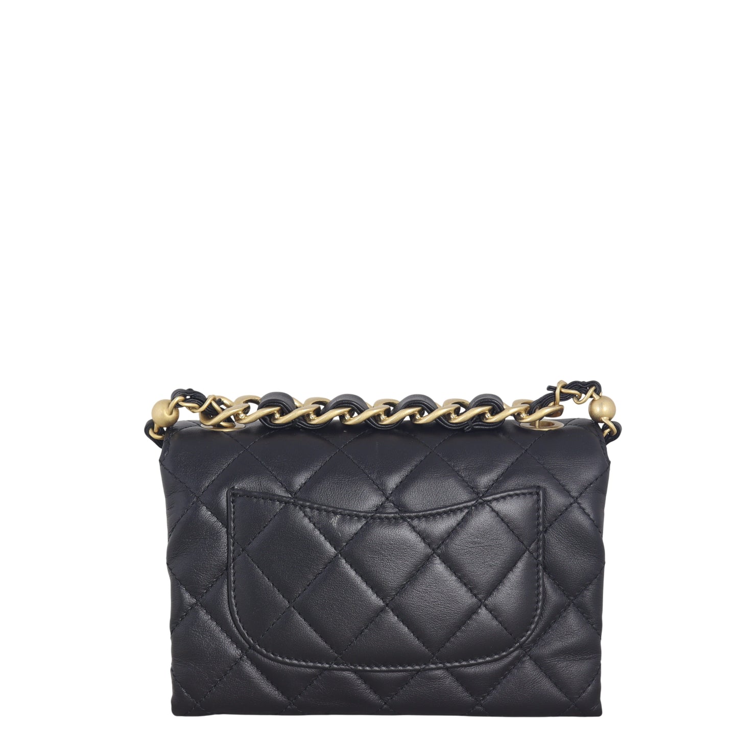 Chanel Chain Bar Top Handle Flap Bag