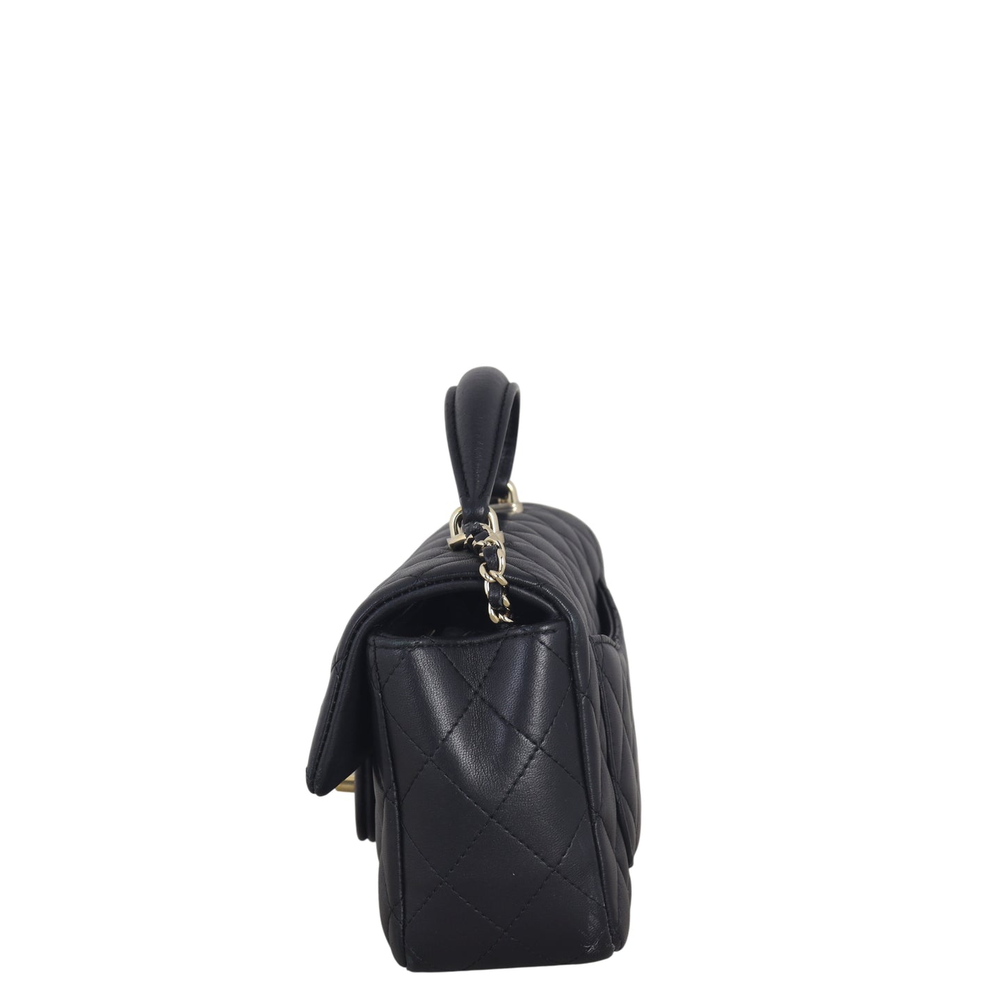 Chanel Classic Flap Mini Rectangular Top Handle Lambskin