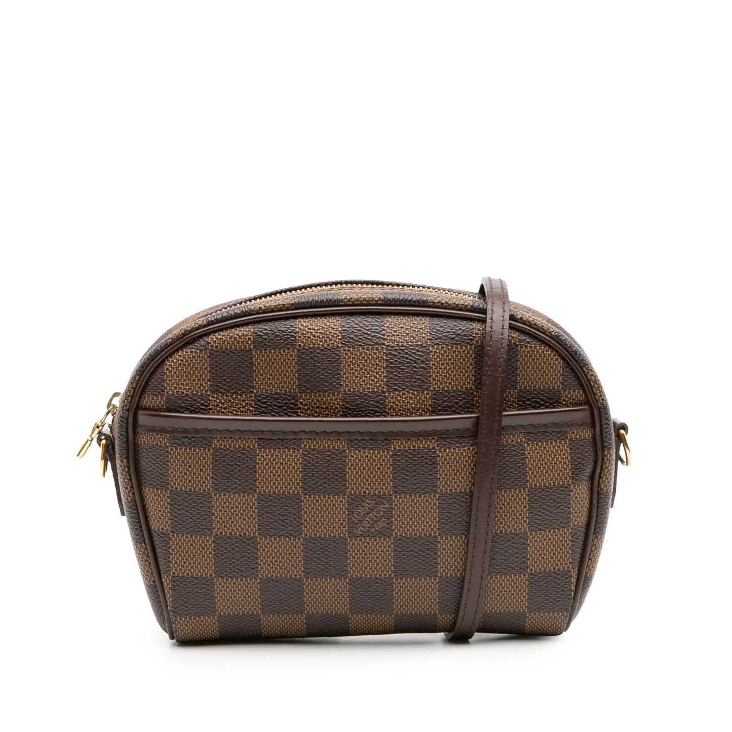 Brown Louis Vuitton Damier Ebene Ipanema Pochette Crossbody Bag