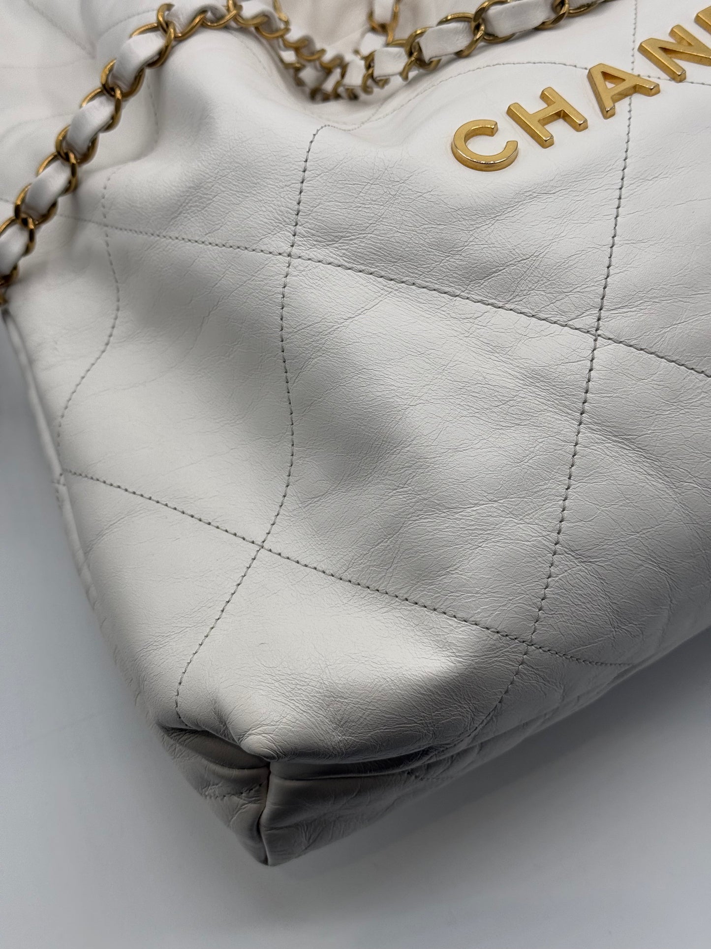 Chanel - Sac 22 blanc