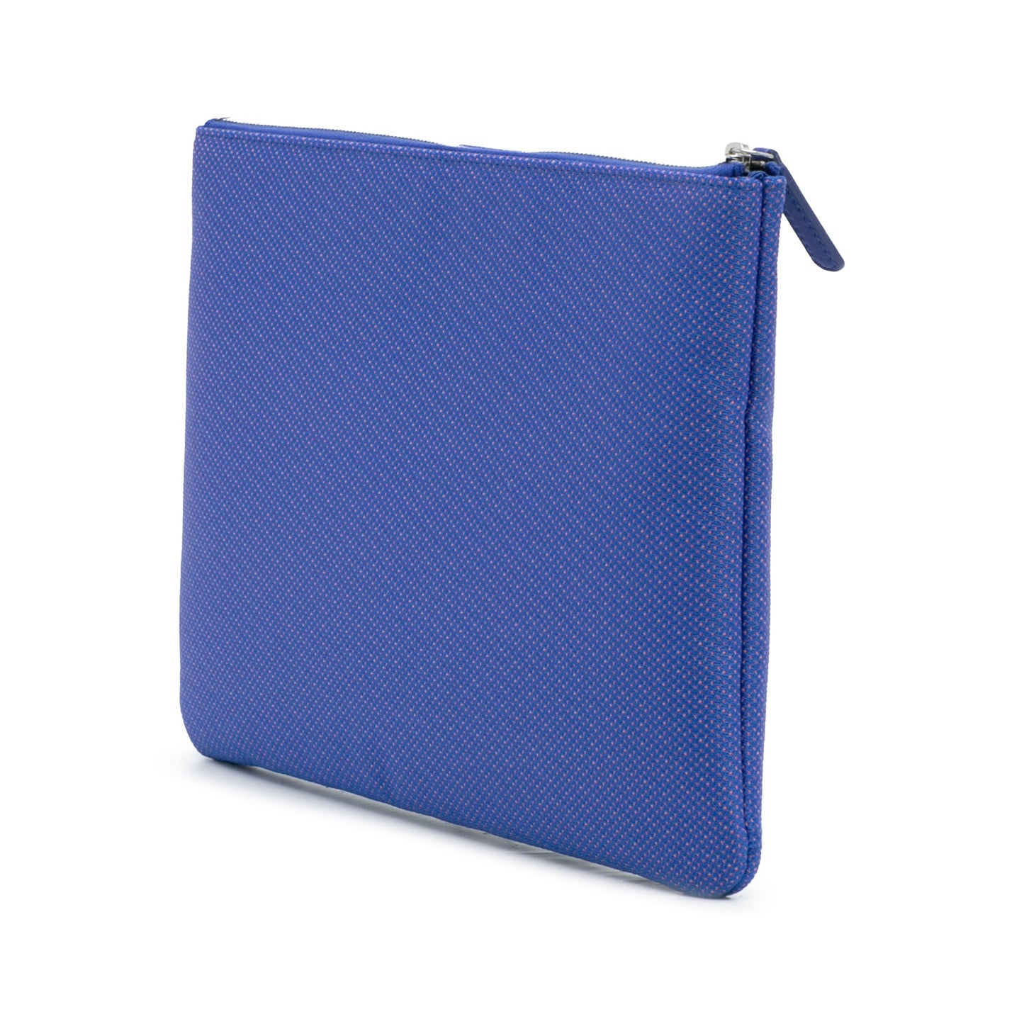 Blue Chanel Medium Tweed Deauville O Case Clutch
