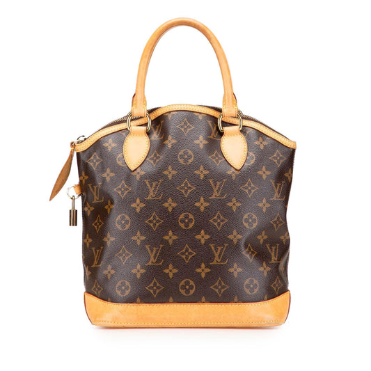 Brown Louis Vuitton Monogram Lockit PM Handbag