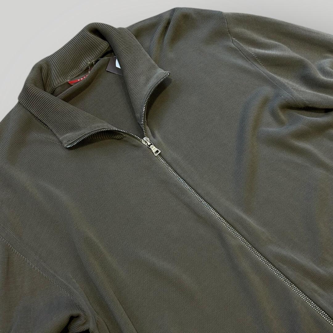 Prada Sport 2000's Lightweight Zip Up Knit L/XL