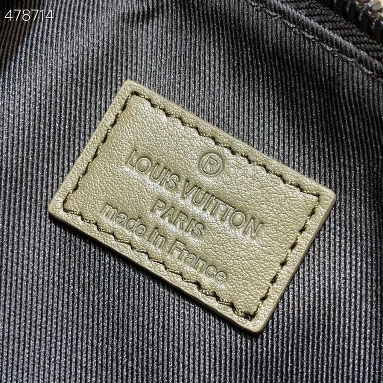 Top Quality Keepall XS Monogram Seal Khaki For Men, Bags 8.3in/21cm Top Quality M57961