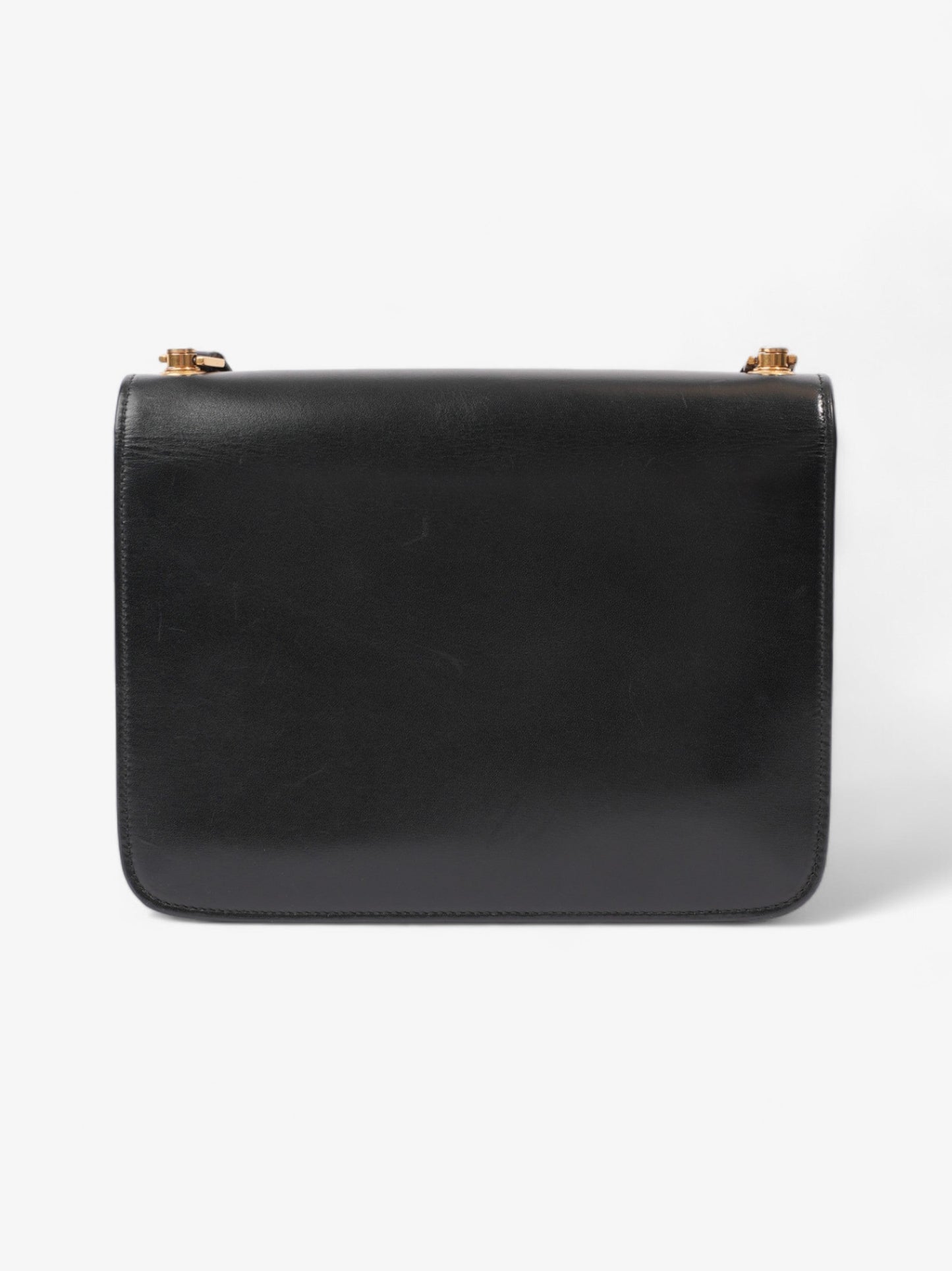 Saint Laurent Le Carré Black Leather Medium