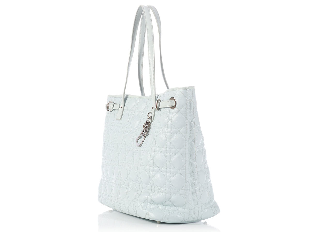 Dior Light Blue Medium Panarea Tote