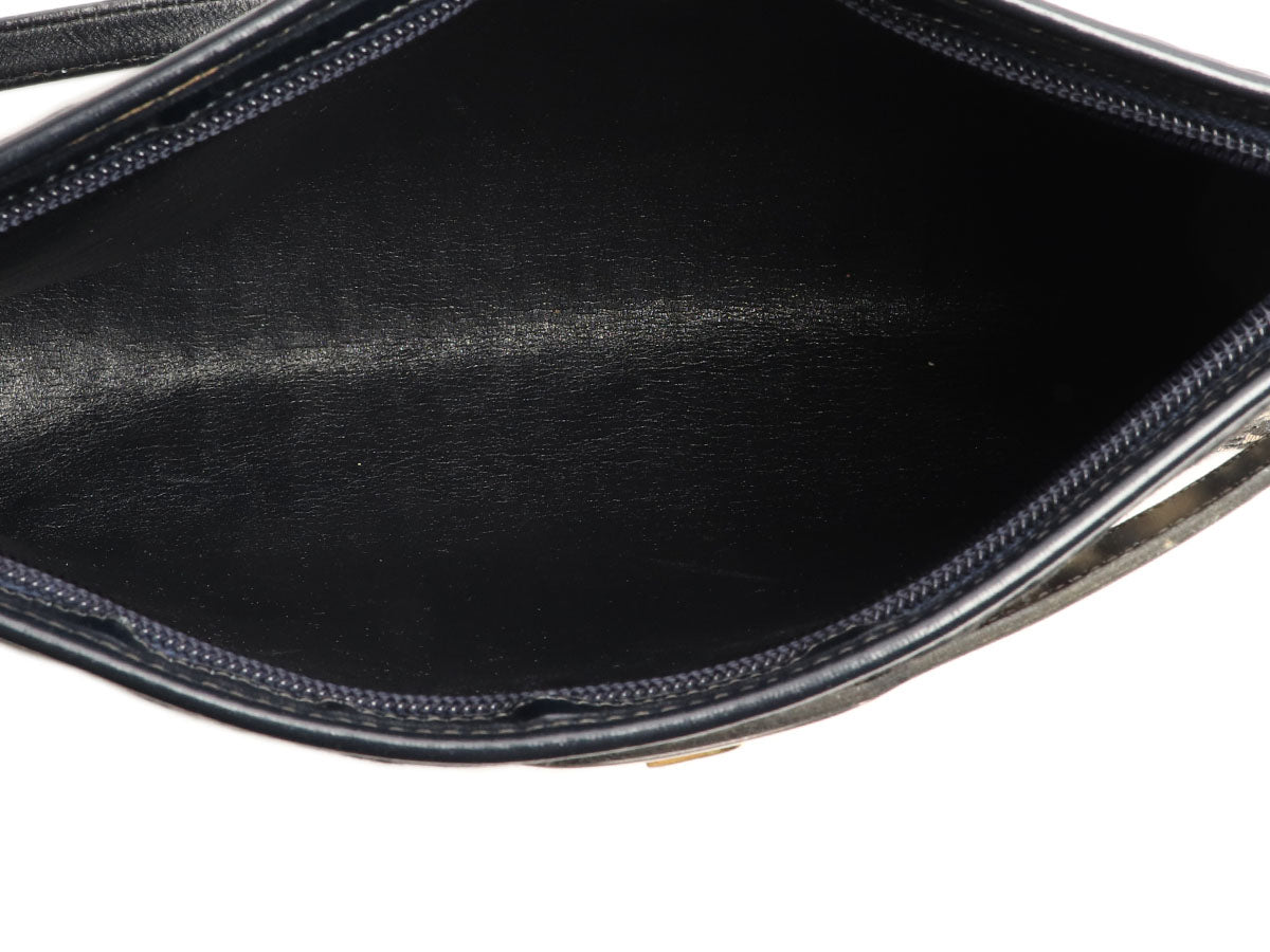 Dior   Navy Diorissimo Shoulder Bag