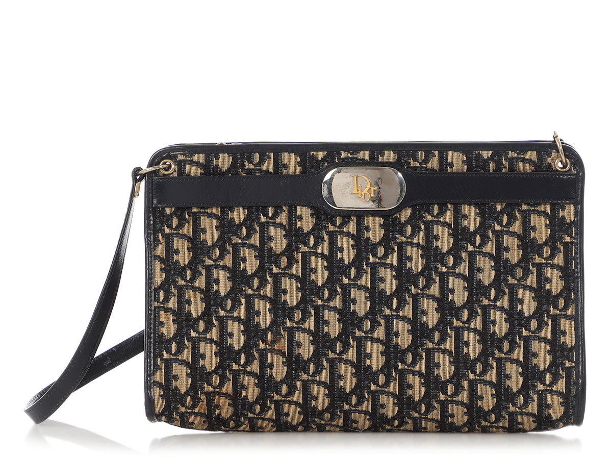 Dior   Navy Diorissimo Shoulder Bag