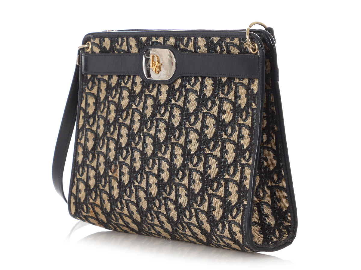 Dior   Navy Diorissimo Shoulder Bag