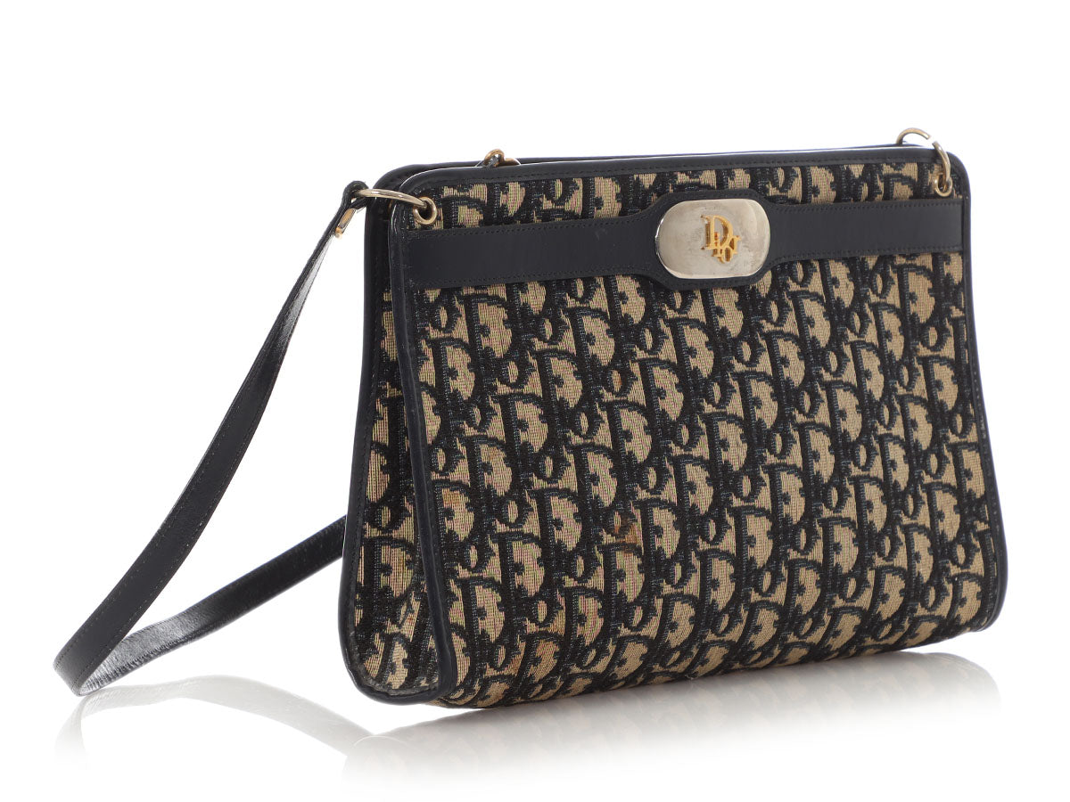 Dior   Navy Diorissimo Shoulder Bag