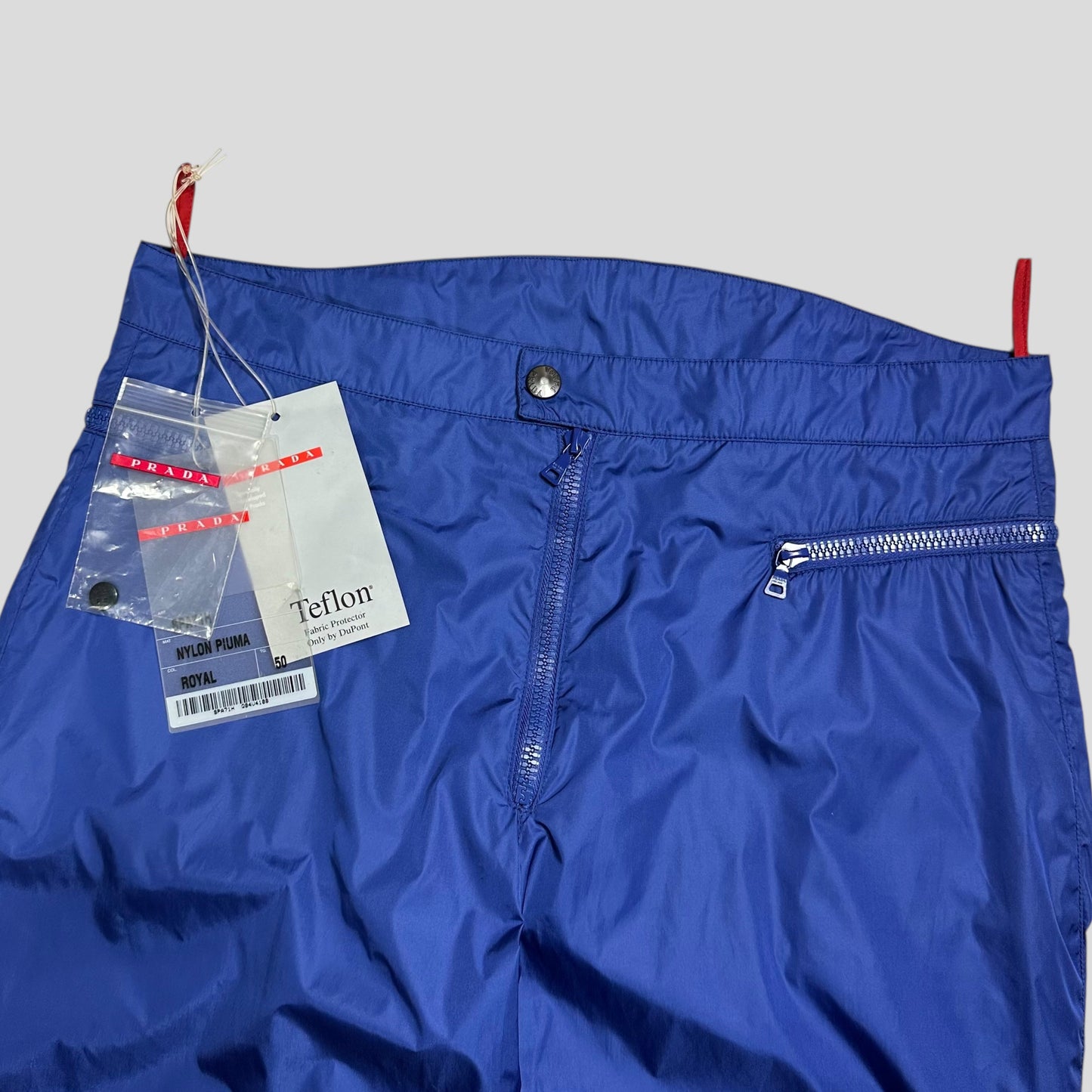 Prada Sport SS00 Teflon Coated Nylon Moto Tro rs - IT50 (M)