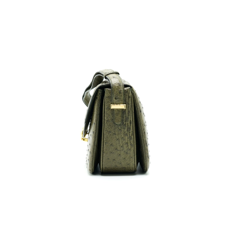 Luxury CELINE   Ostrich Triomphe Bag