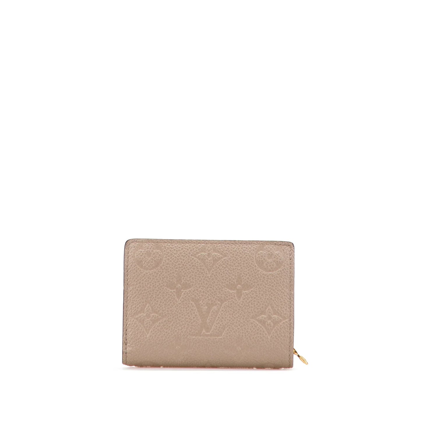 Brown Louis Vuitton Monogram Empreinte Clea Small Wallet